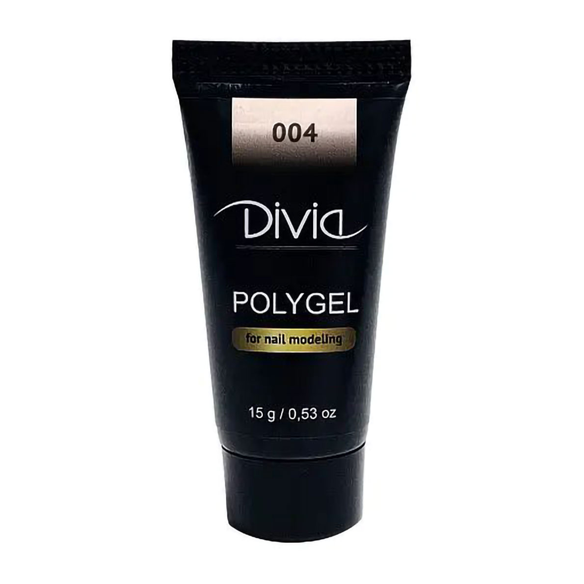 Полігель для нарощування нігтів Divia Polygel 004, 15 г