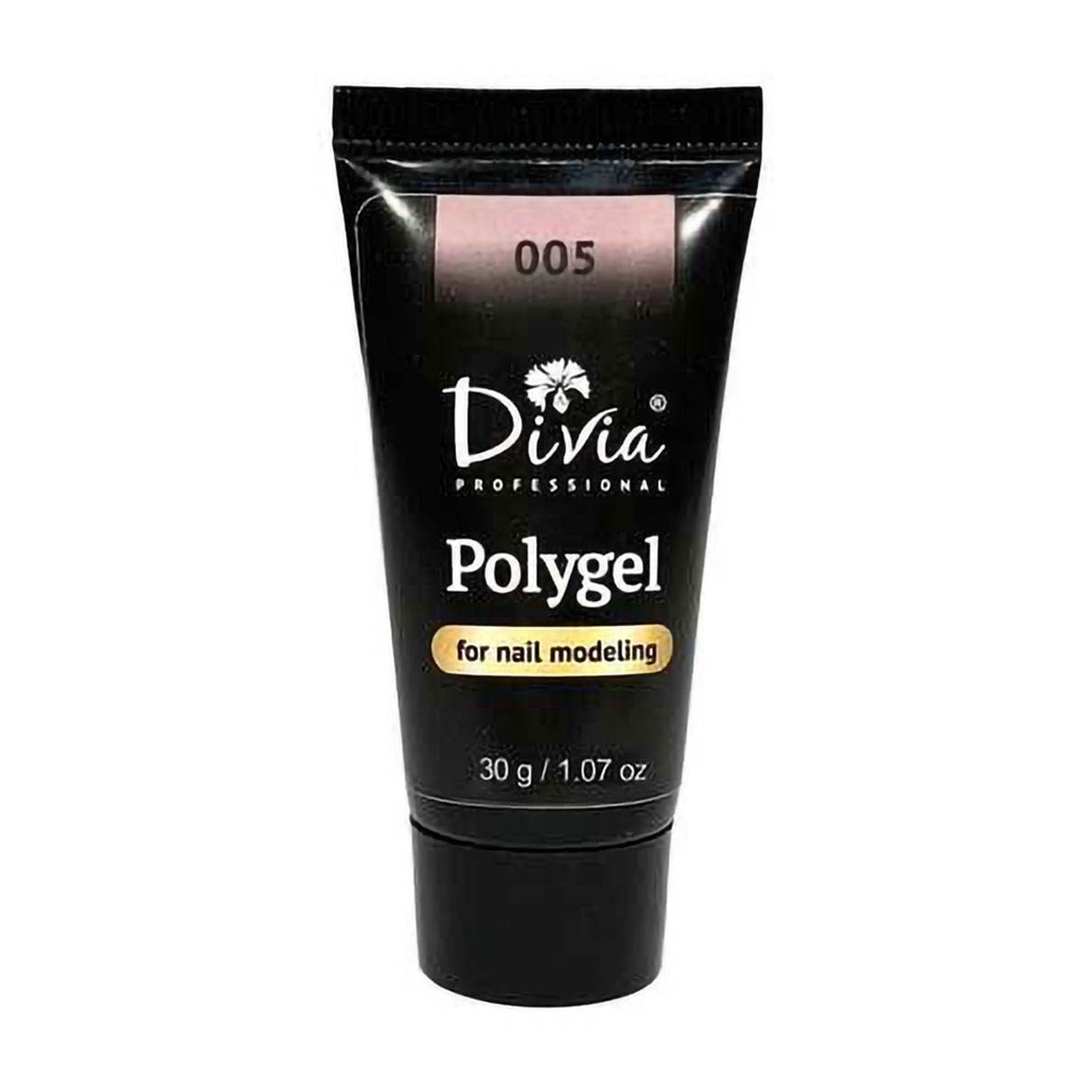 Полігель для нарощування нігтів Divia Polygel 005, 30 г